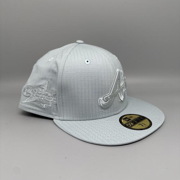 New Era‎ 59Fifty Fitted Atlanta Braves Gray All-Star Game Hat Men's Sz 7-3/8 - Picture 5 of 6